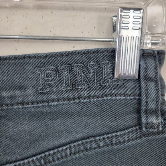 Pink Victoria's Secret Denim Shorts. Black 4#023 - Picture 11 of 14